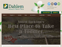 Tablet Screenshot of dahlemcenter.org